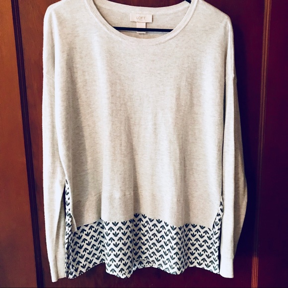 LOFT Sweaters - NEW⭐️LOFT MIXED MEDIA SWEATER